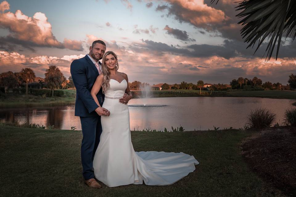 Atmospheric wedding portrait - Shutter Speak