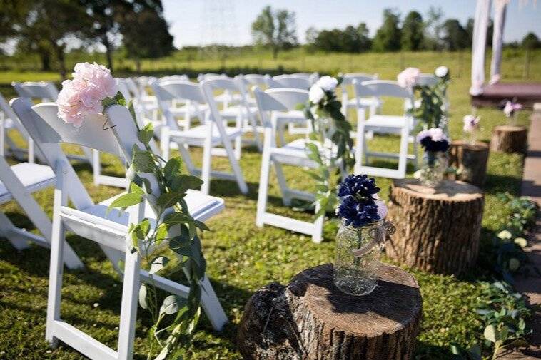 Beautiful ceremony space