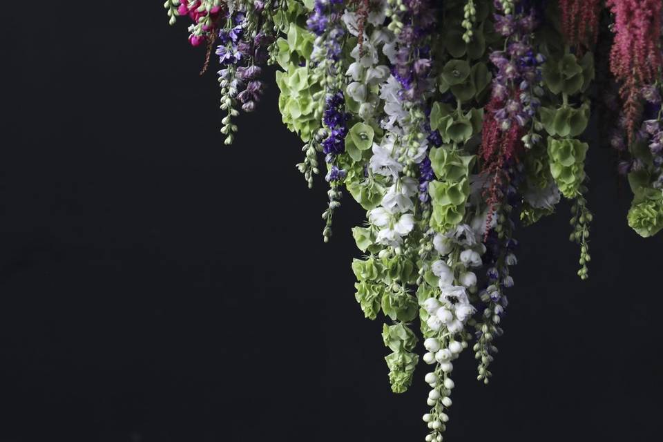 Flower chandelier