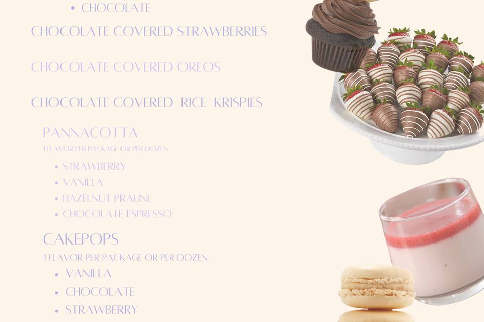 DESSERT MENU