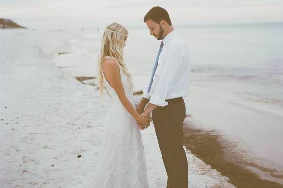 Couple by the beach