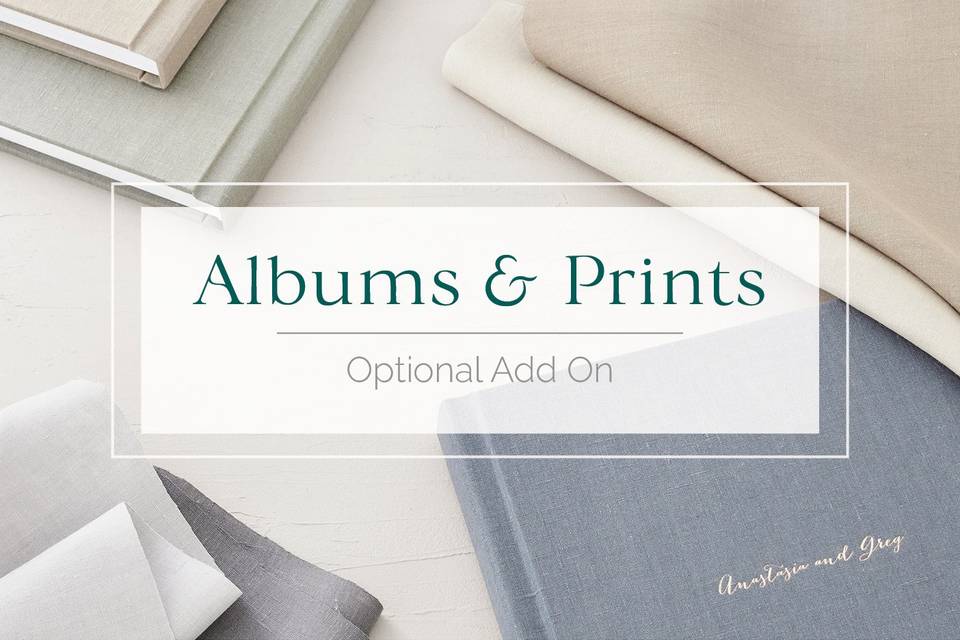 Optional Albums & Prints