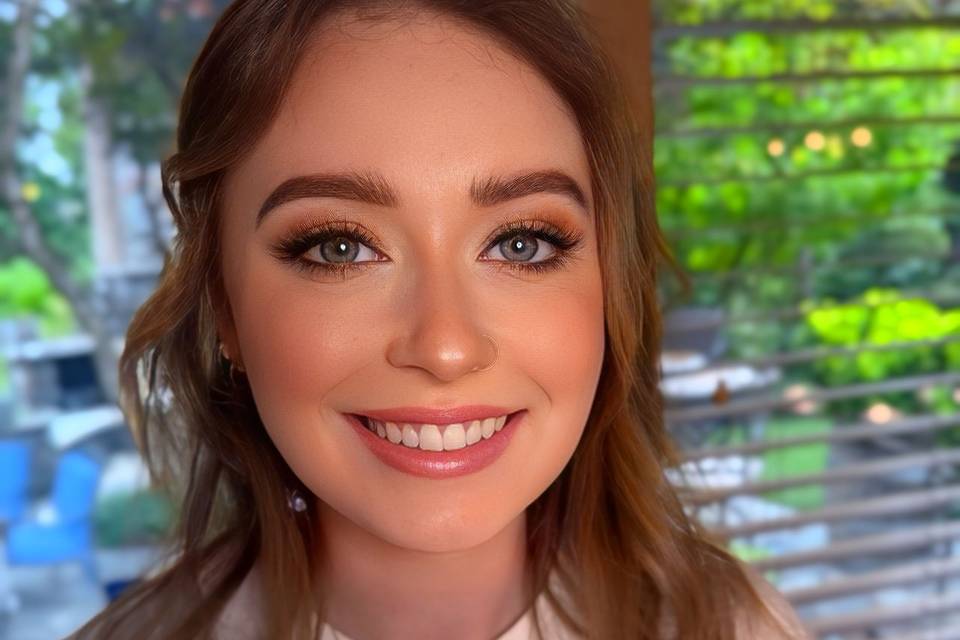 Bridesmaid makeup