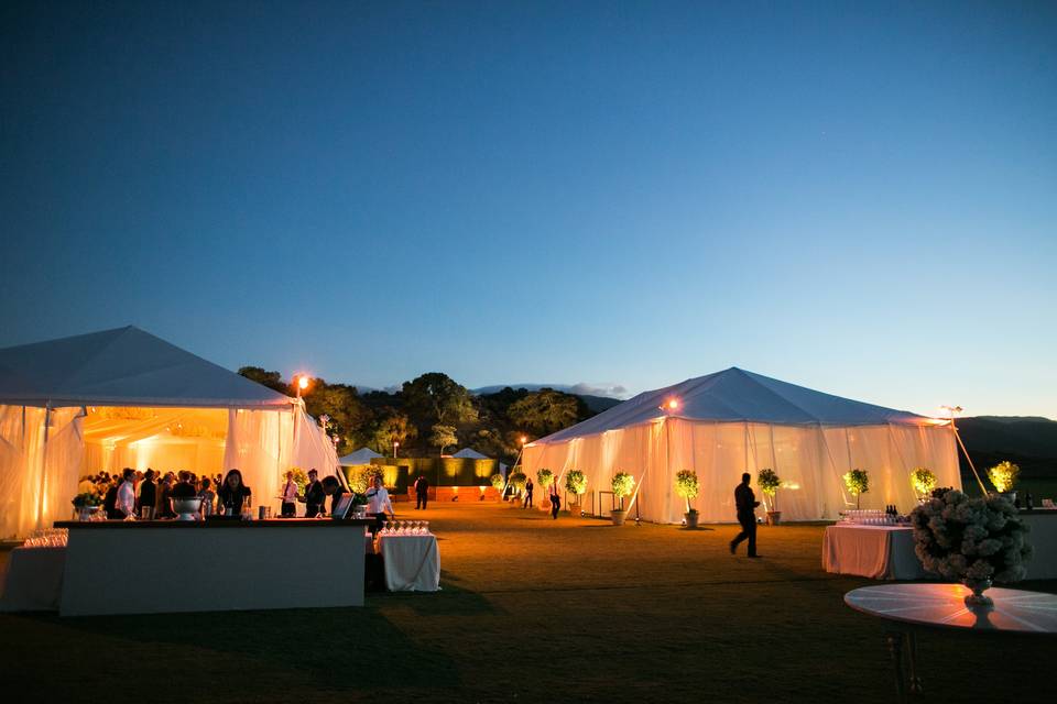 Reception tents
