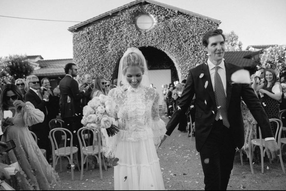 Ceremony at the main barn