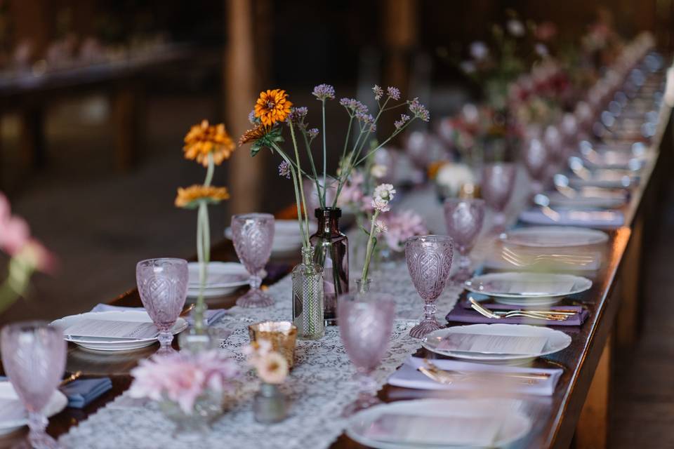 Long table setup