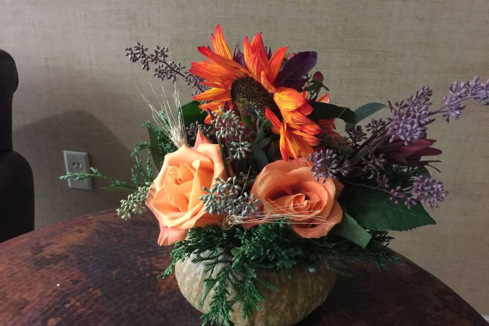 Orange flowers