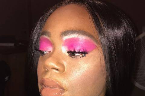 Glam Makeup Look