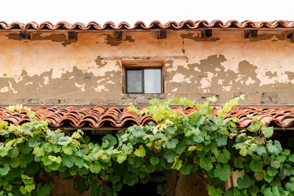 Carmel Mission Bridal Portrait