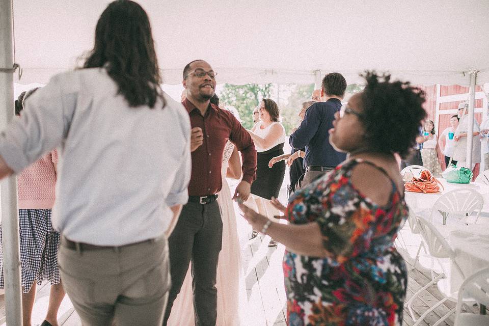 Rockin' the dance floor