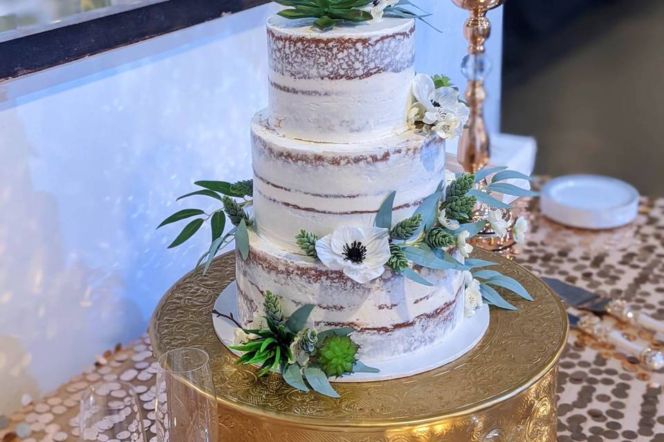 Rustic floral and sage