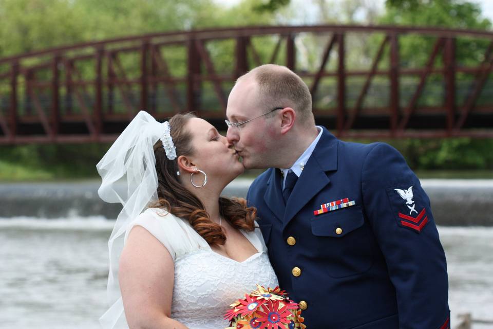Erie Canal side wedding