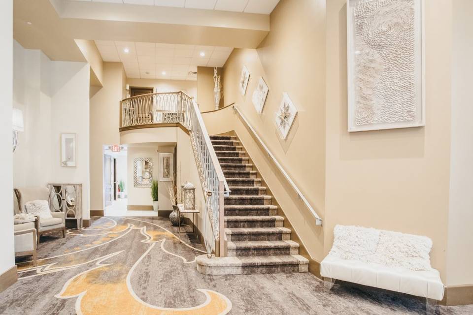 Staircase to Bridal Suite