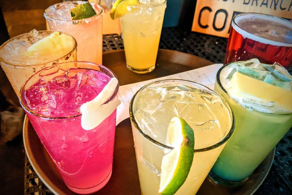 Margs, rum punch, beer, oh my!