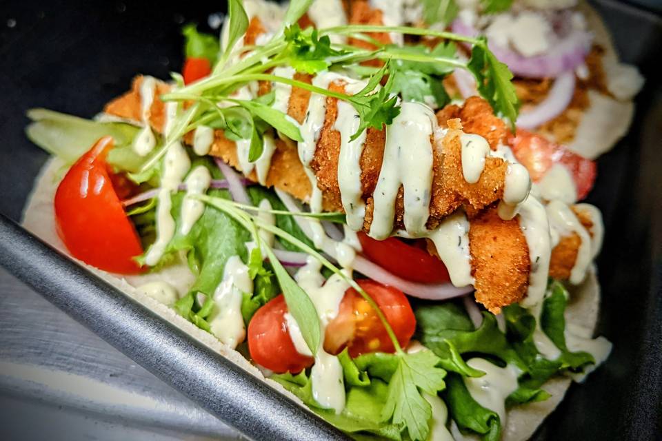 The chicken tender taco!