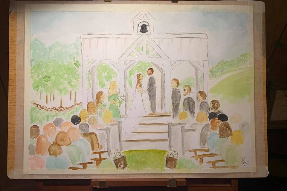 The white wedding