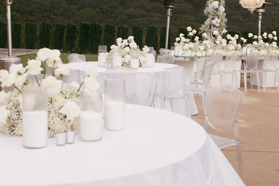 White luxury wedding