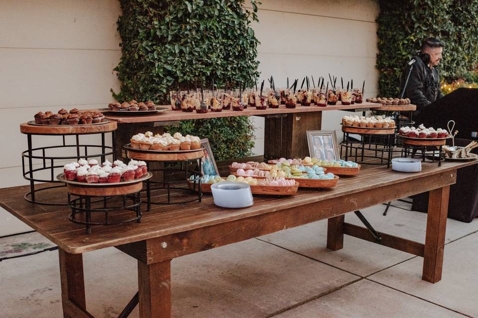 Dessert table