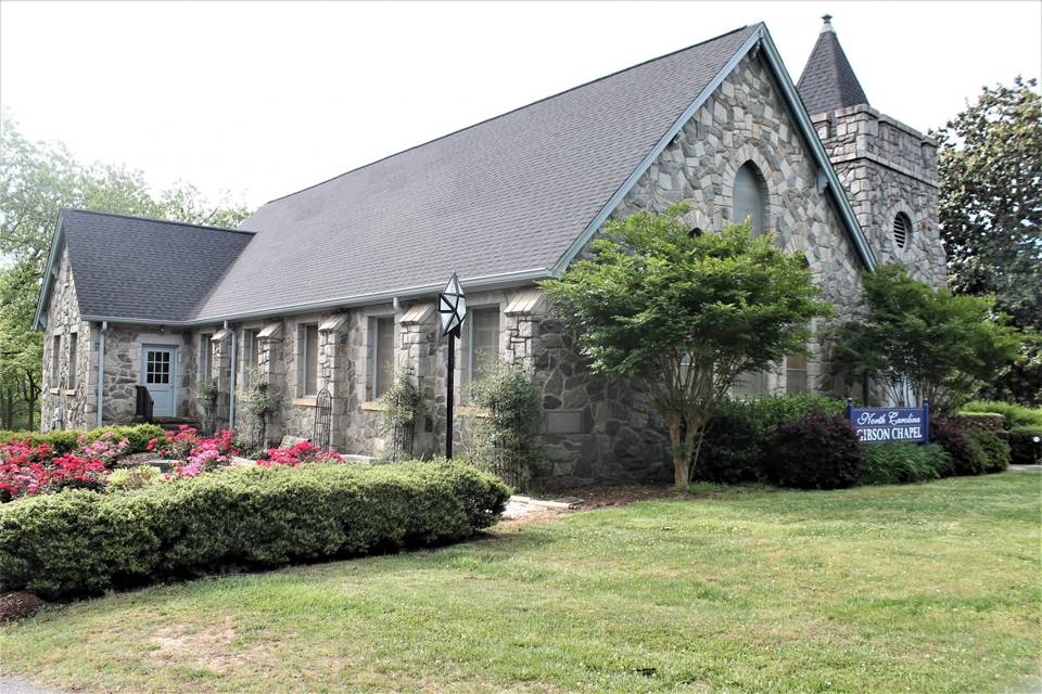 Chapel's Rose garden