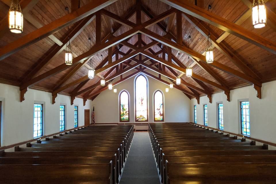 Back view of the Chapel