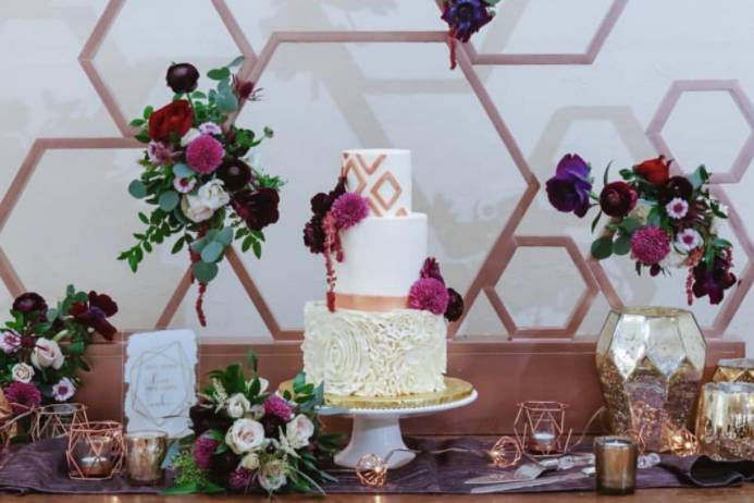 Stunning cake display