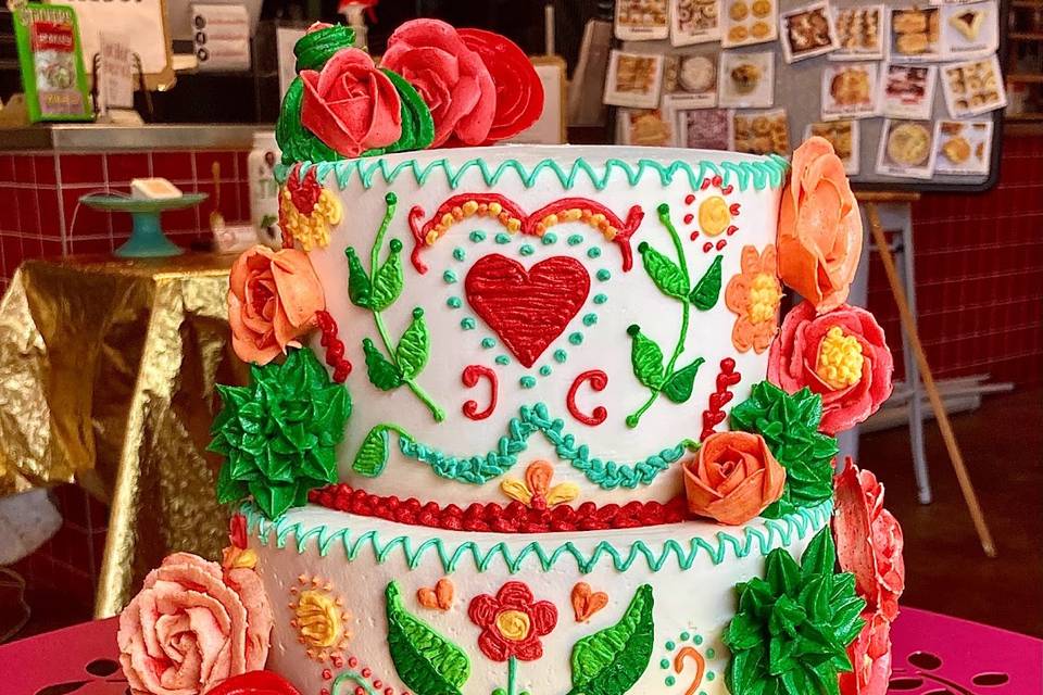 Mexican Embroidery Piping
