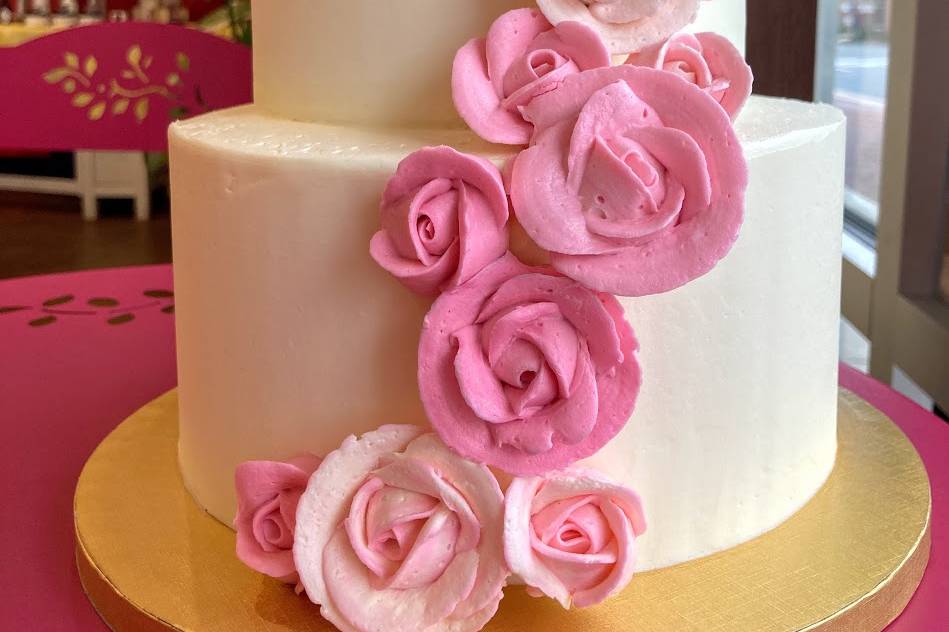 Shades of Pink Frosting Floral