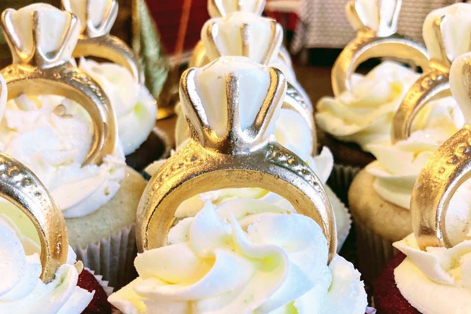 Wedding Ring Cupcakes