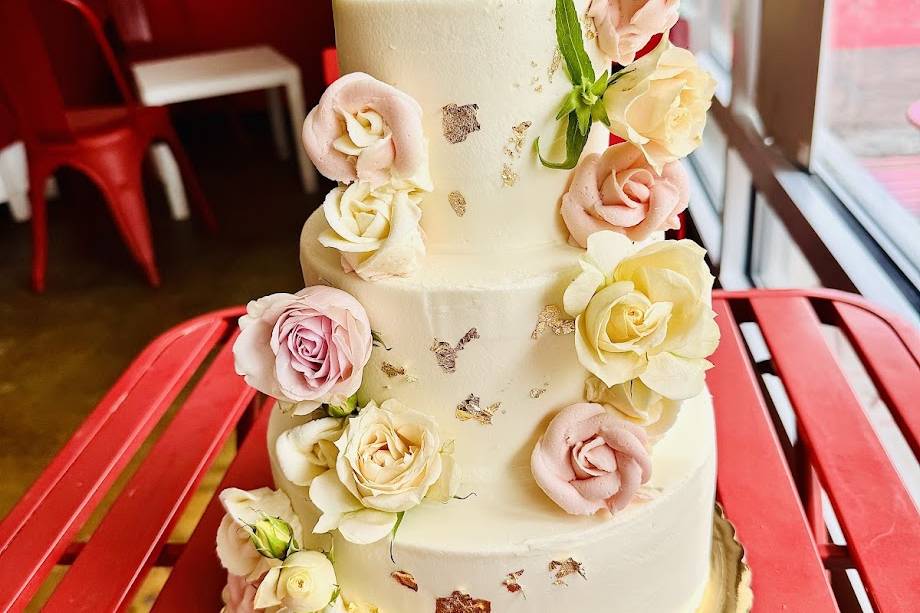 Gold Leaf, Fresh Florals