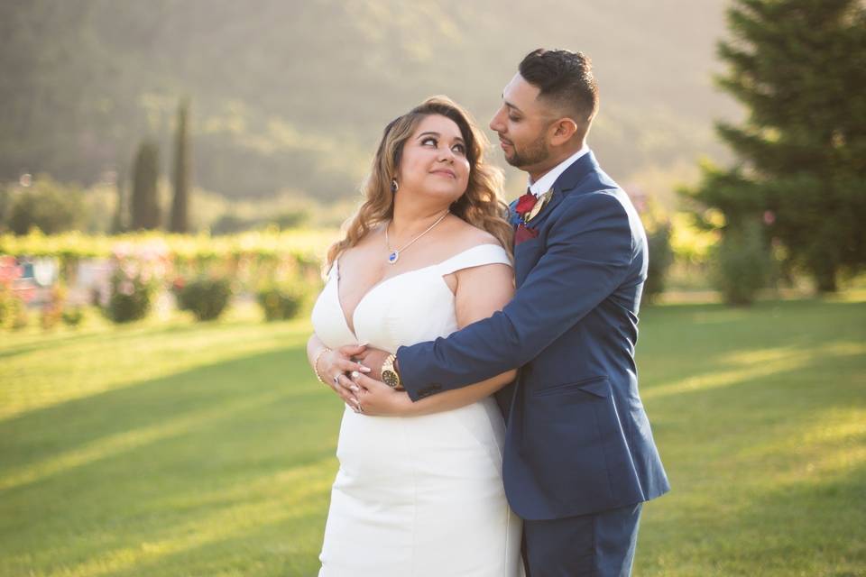 Bride & Groom portrait