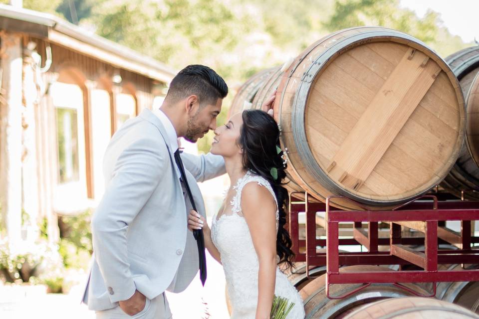 Bride & groom portrait