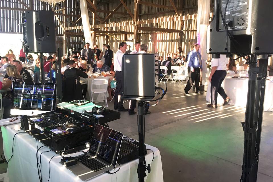 Dj setup with Backups