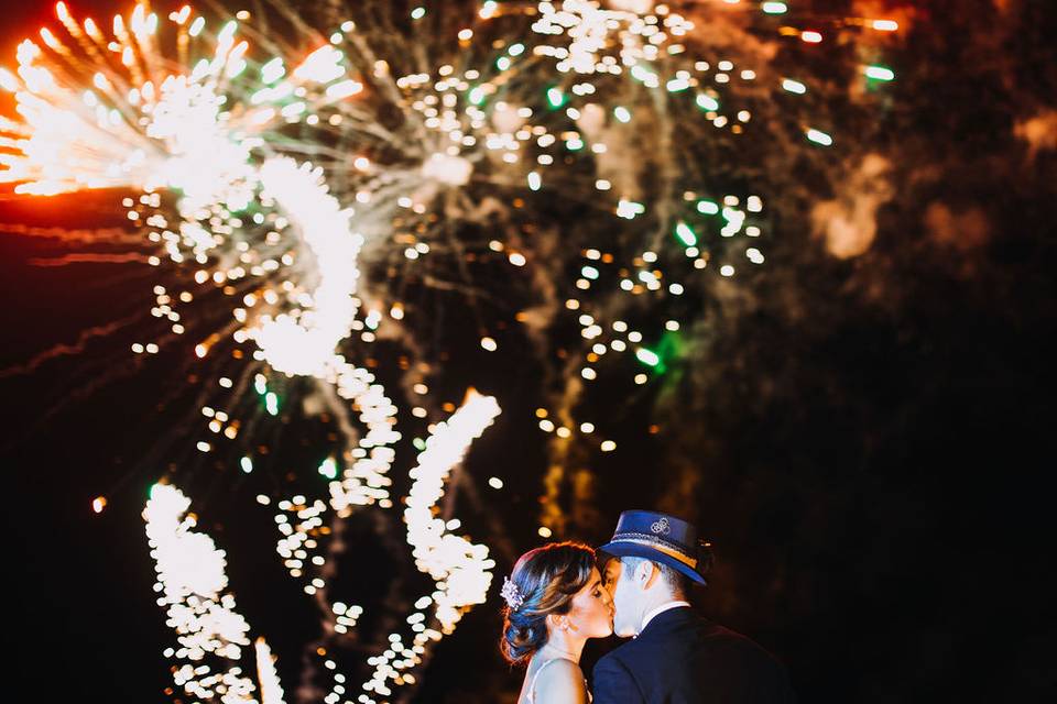 Aruba Wedding Firework show