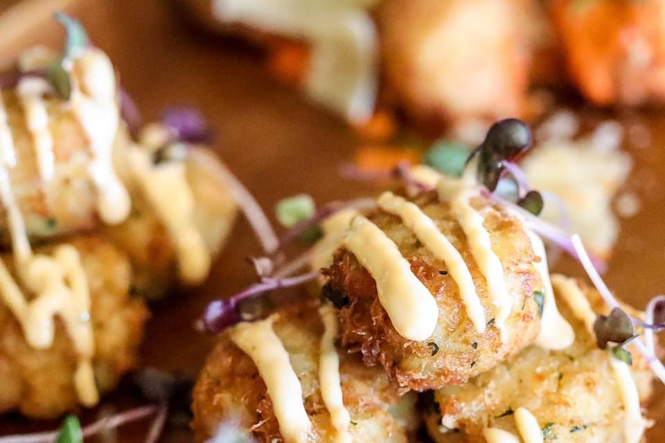 Plated Crab CAkes