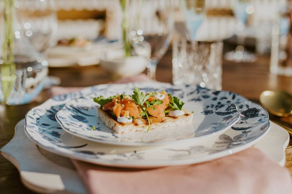 Smoked Salmon Toast