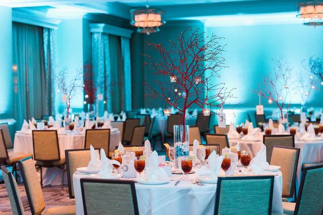 Ballroom with Blue Uplights