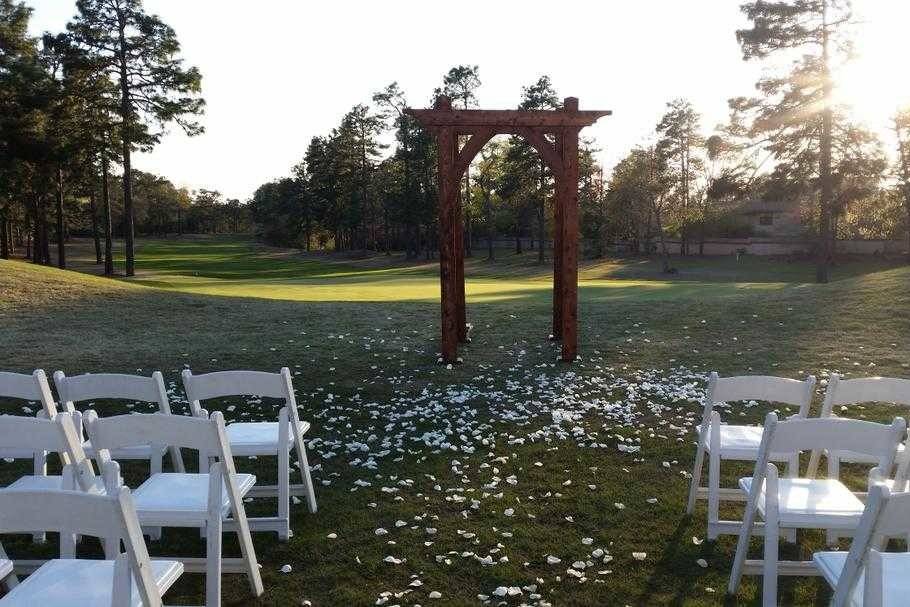 White chairs for guests
