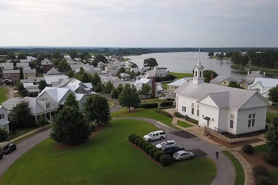 Church Drone Footage