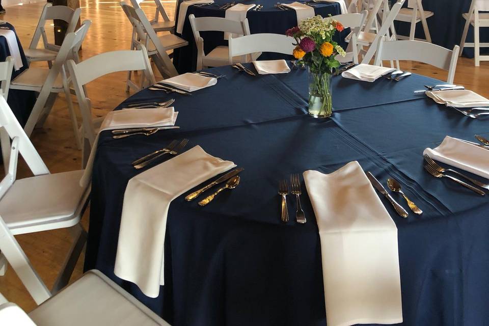 Navy Table Cloth