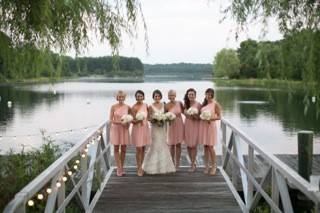 Bride and bridesmaids