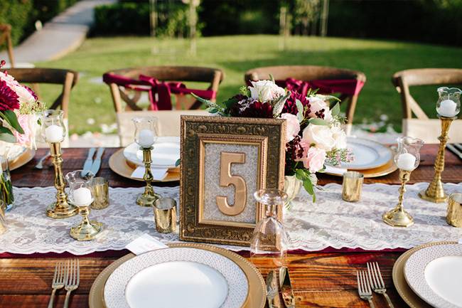 Table setup