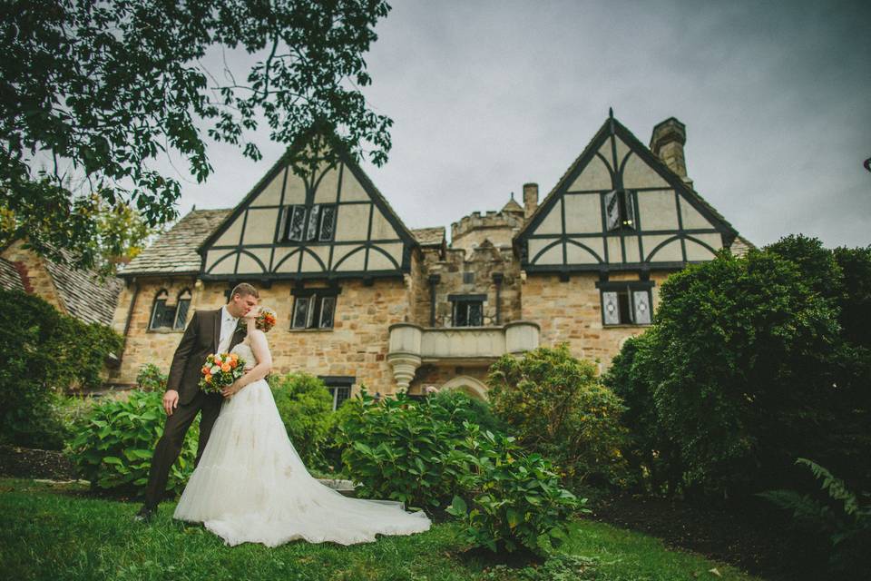 Couple on Front lawn