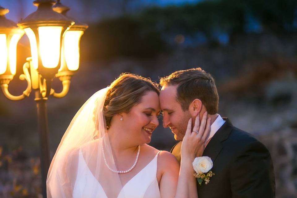 Bride and Groom Evening Formal