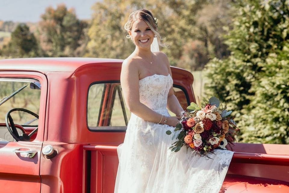 Just a girl and her truck!