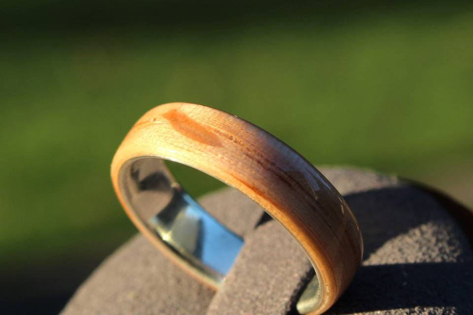 Red Oak and Silver Ring