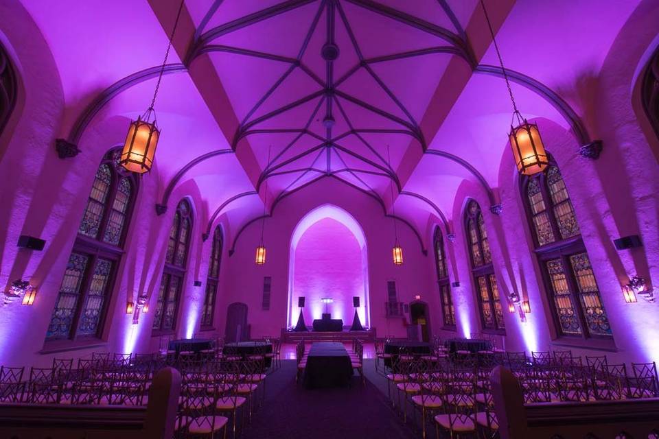 Purple lighting