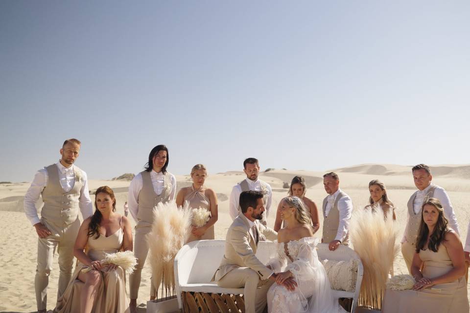 Desert wedding