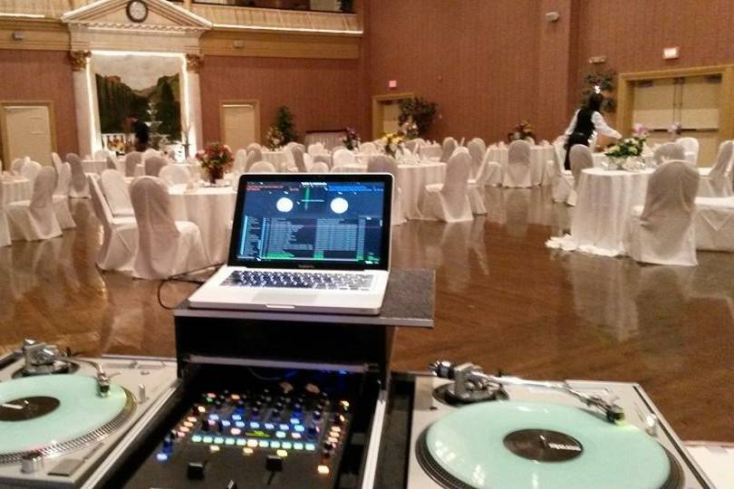 DJ setting