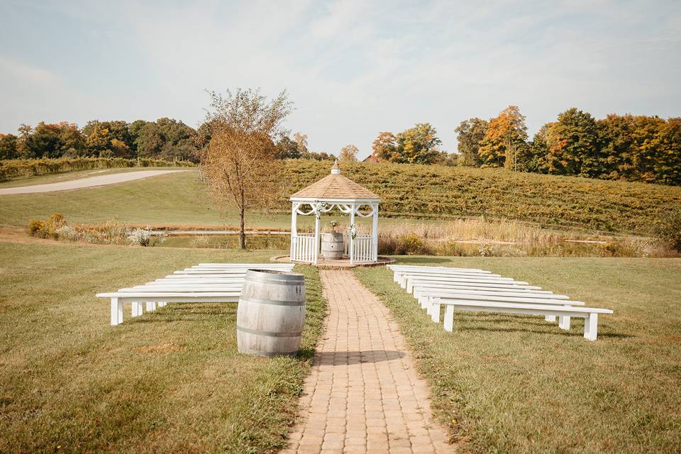 Gazebo by the pong