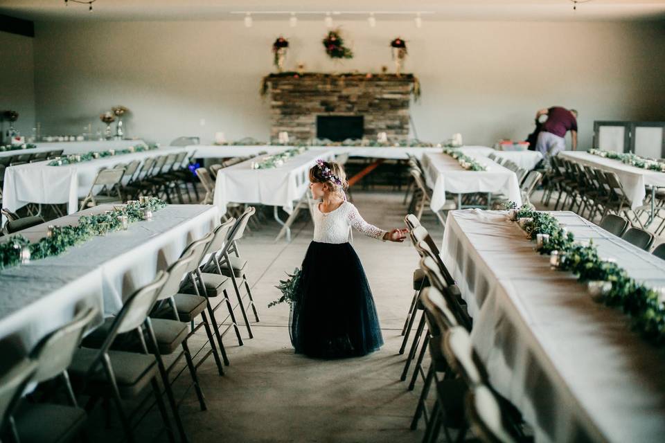 Flower girl is ready!